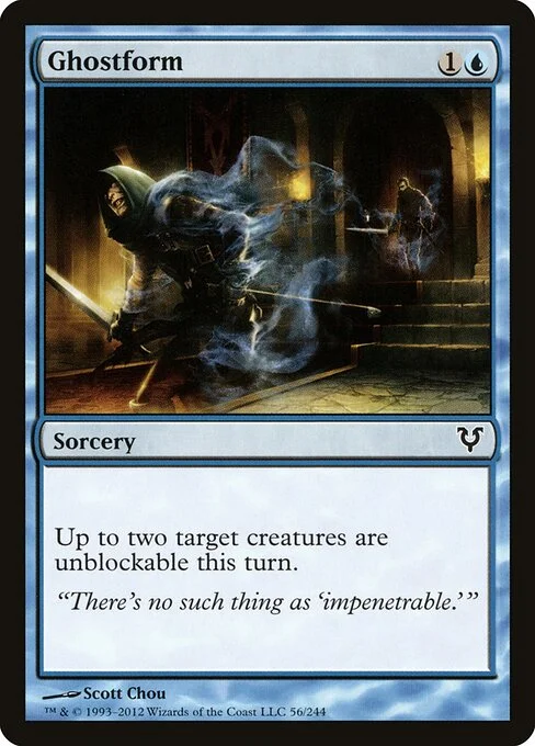 Ghostform, carta Magic di tipo Sorcery illustrata da Scott Chou