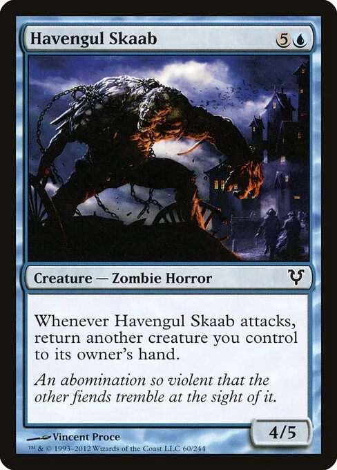 Havengul Skaab, carta Magic di tipo Creature — Zombie Horror illustrata da Vincent Proce