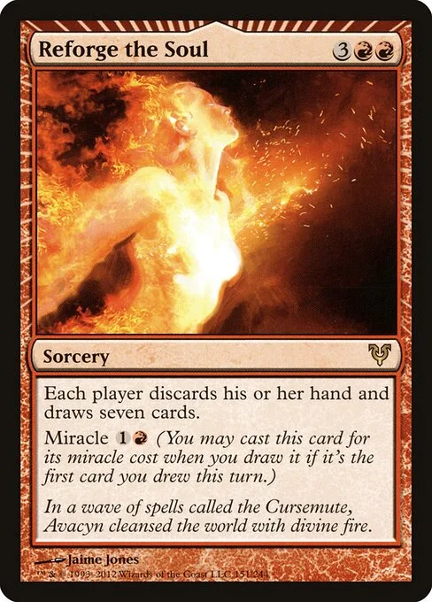 Reforge the Soul, carta Magic di tipo Sorcery illustrata da Jaime Jones