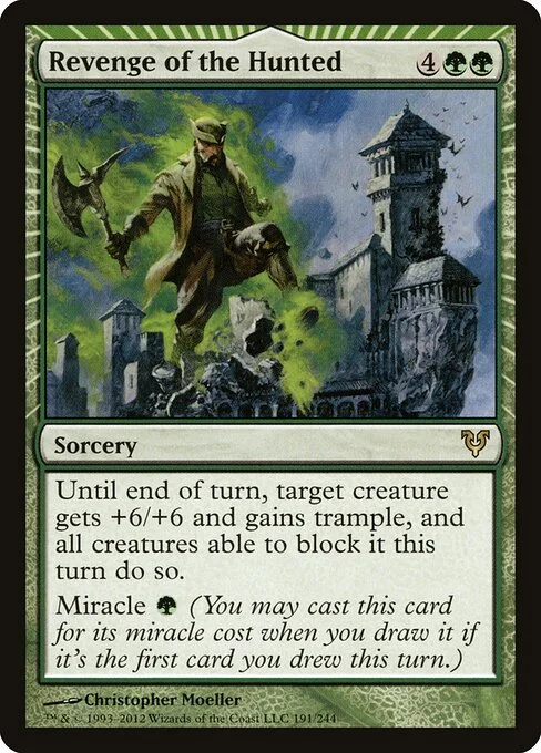 Revenge of the Hunted, carta Magic di tipo Sorcery illustrata da Christopher Moeller