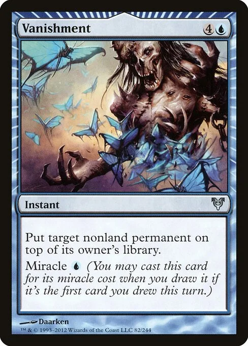 Vanishment, carta Magic di tipo Instant illustrata da Daarken