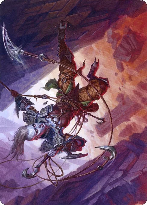 Akiri, Fearless Voyager // Akiri, Fearless Voyager, carta Magic di tipo Card // Card illustrata da Ekaterina Burmak