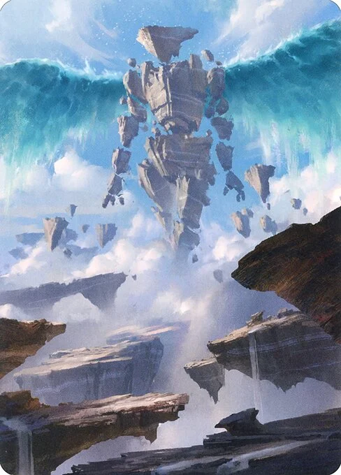 Celestial Colonnade // Celestial Colonnade, carta Magic di tipo Card // Card illustrata da Piotr Dura