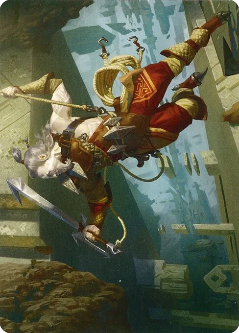 Cliffhaven Sell-Sword // Cliffhaven Sell-Sword, carta Magic di tipo Card // Card illustrata da Jason Rainville