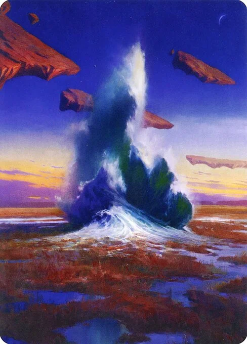 Flooded Strand // Flooded Strand, carta Magic di tipo Card // Card illustrata da Adam Paquette