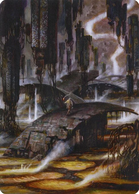 Grimclimb Pathway // Grimclimb Pathway, carta Magic di tipo Card // Card illustrata da Donato Giancola