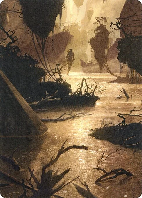 Murkwater Pathway // Murkwater Pathway, carta Magic di tipo Card // Card illustrata da Johannes Voss