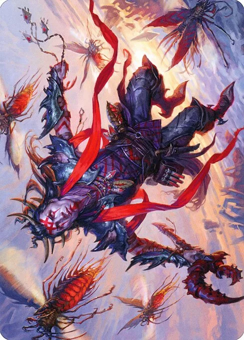 Scion of the Swarm // Scion of the Swarm, carta Magic di tipo Card // Card illustrata da Ekaterina Burmak