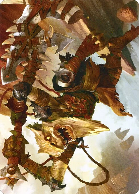 Teeterpeak Ambusher // Teeterpeak Ambusher, carta Magic di tipo Card // Card illustrata da Kekai Kotaki