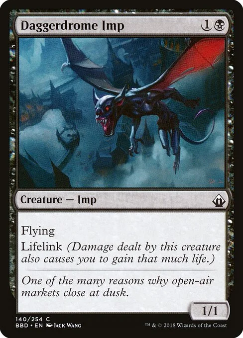 Daggerdrome Imp, carta Magic di tipo Creature — Imp illustrata da Jack Wang