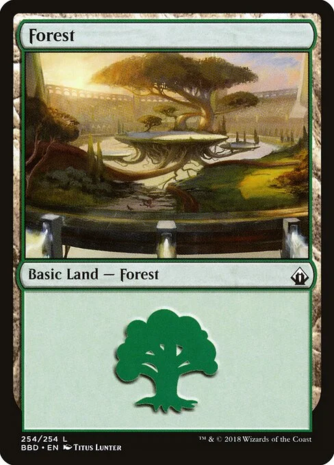 Forest, carta Magic di tipo Basic Land — Forest illustrata da Titus Lunter