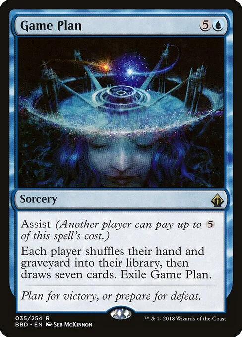 Game Plan, carta Magic di tipo Sorcery illustrata da Seb McKinnon