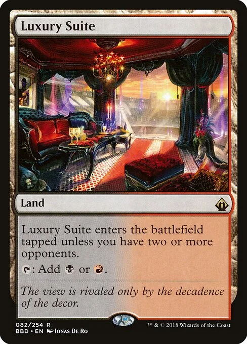 Luxury Suite, carta Magic di tipo Land illustrata da Jonas De Ro