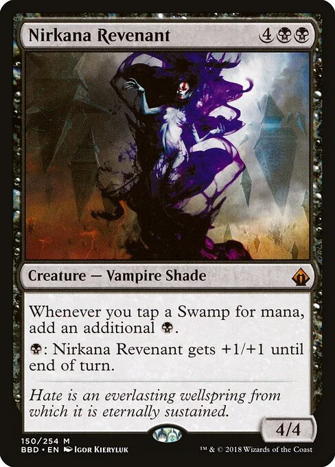 Nirkana Revenant, carta Magic di tipo Creature — Vampire Shade illustrata da Igor Kieryluk