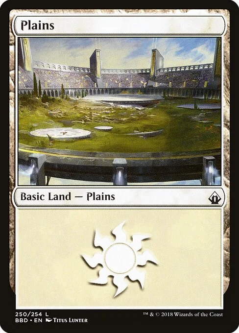 Plains, carta Magic di tipo Basic Land — Plains illustrata da Titus Lunter
