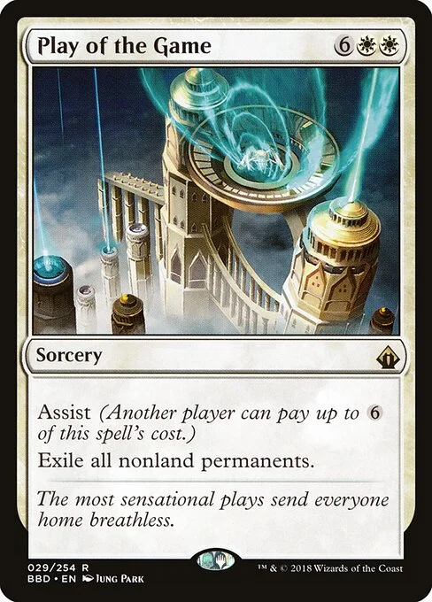 Play of the Game, carta Magic di tipo Sorcery illustrata da Jung Park