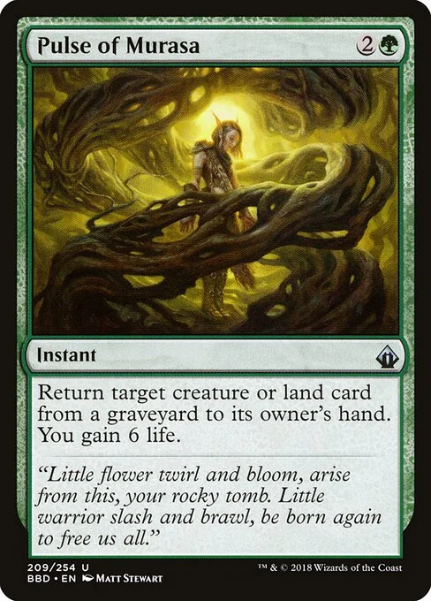 Pulse of Murasa, carta Magic di tipo Instant illustrata da Matt Stewart