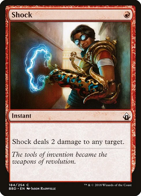 Shock, carta Magic di tipo Instant illustrata da Jason Rainville