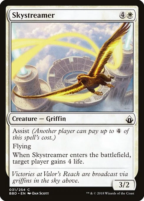 Skystreamer, carta Magic di tipo Creature — Griffin illustrata da Dan Murayama Scott