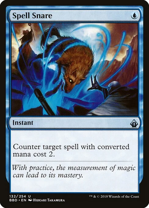 Spell Snare, carta Magic di tipo Instant illustrata da Hideaki Takamura