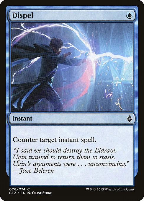 Dispel, carta Magic di tipo Instant illustrata da Chase Stone