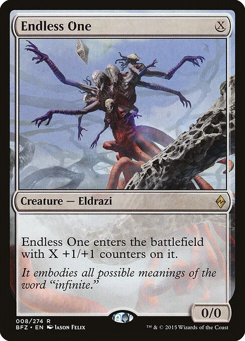 Endless One, carta Magic di tipo Creature — Eldrazi illustrata da Jason Felix