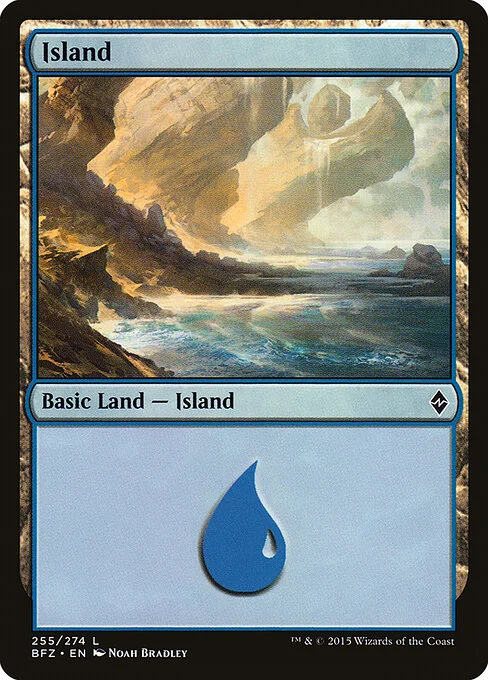 Island, carta Magic di tipo Basic Land — Island illustrata da Noah Bradley