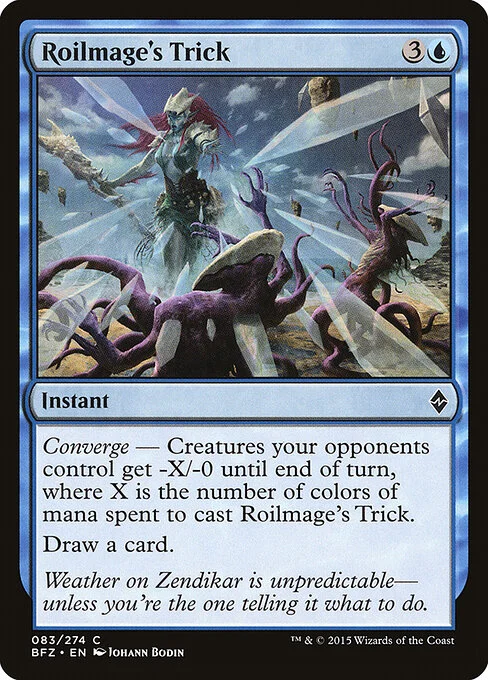 Roilmage's Trick, carta Magic di tipo Instant illustrata da Johann Bodin