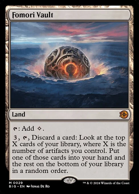 Fomori Vault, carta Magic di tipo Land illustrata da Jonas De Ro