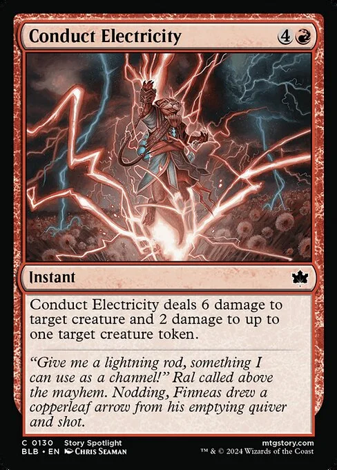 Conduct Electricity, carta Magic di tipo Instant illustrata da Chris Seaman