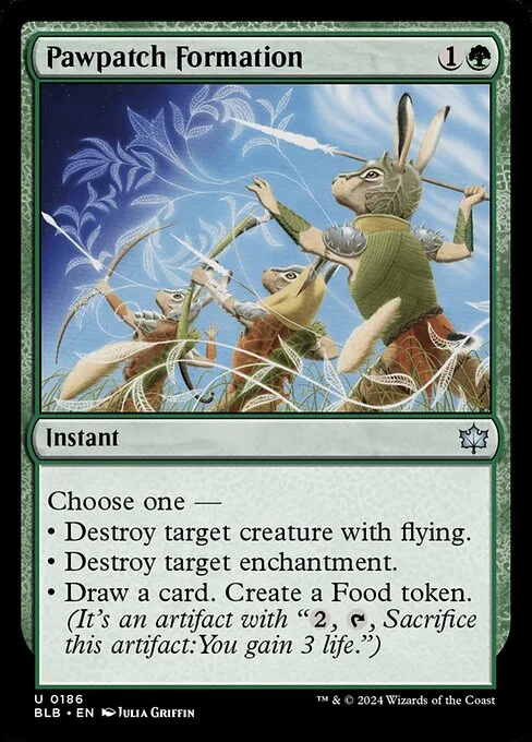 Pawpatch Formation, carta Magic di tipo Instant illustrata da Julia Griffin