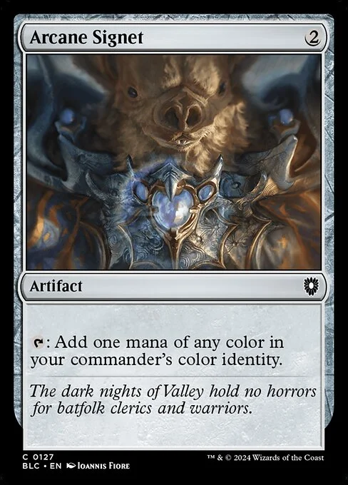 Arcane Signet, carta Magic di tipo Artifact illustrata da Ioannis Fiore