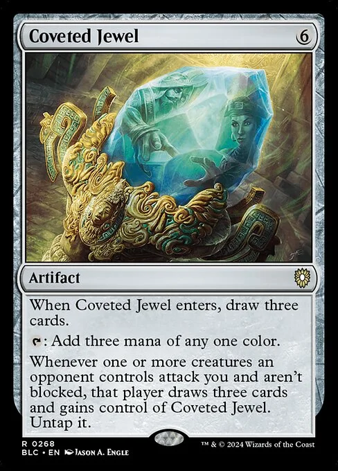 Coveted Jewel, carta Magic di tipo Artifact illustrata da Jason A. Engle