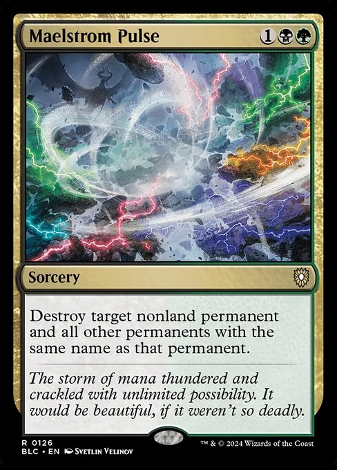Maelstrom Pulse, carta Magic di tipo Sorcery illustrata da Svetlin Velinov