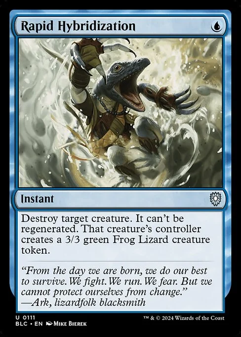 Rapid Hybridization, carta Magic di tipo Instant illustrata da Mike Bierek