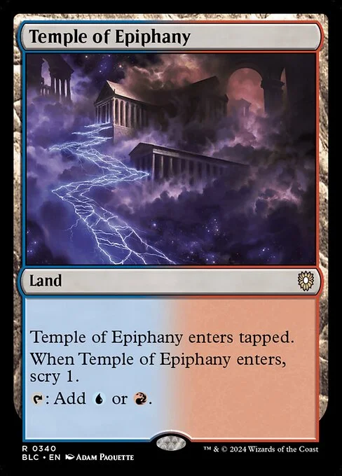 Temple of Epiphany, carta Magic di tipo Land illustrata da Adam Paquette