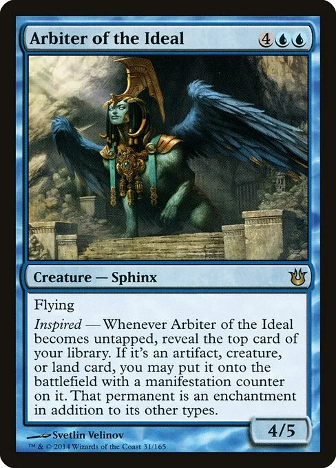 Arbiter of the Ideal, carta Magic di tipo Creature — Sphinx illustrata da Svetlin Velinov