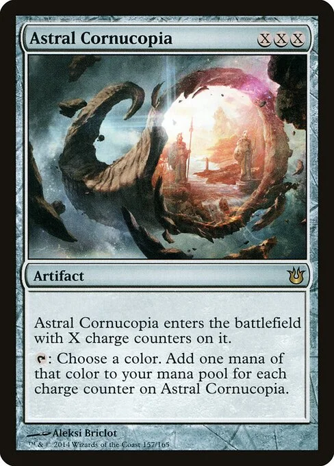 Astral Cornucopia, carta Magic di tipo Artifact illustrata da Aleksi Briclot