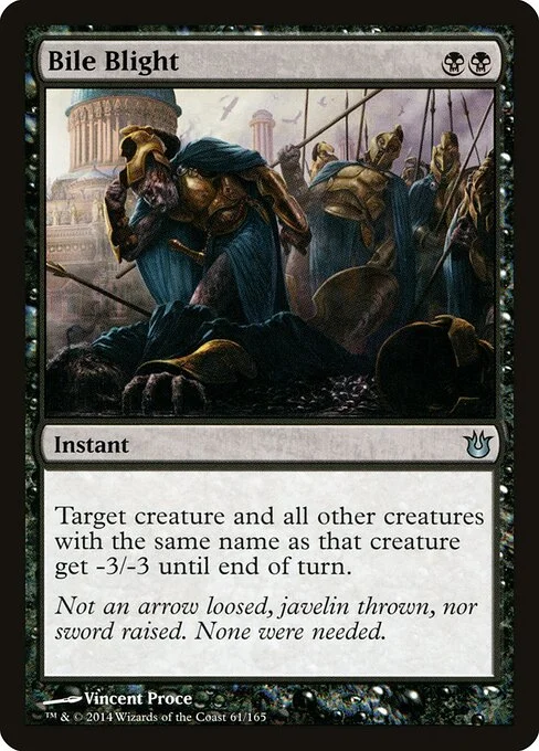 Bile Blight, carta Magic di tipo Instant illustrata da Vincent Proce