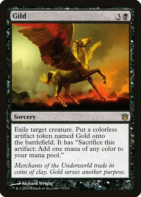 Gild, carta Magic di tipo Sorcery illustrata da Richard Wright