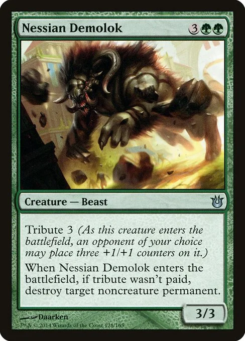 Nessian Demolok, carta Magic di tipo Creature — Beast illustrata da Daarken