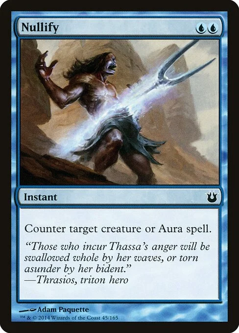 Nullify, carta Magic di tipo Instant illustrata da Adam Paquette