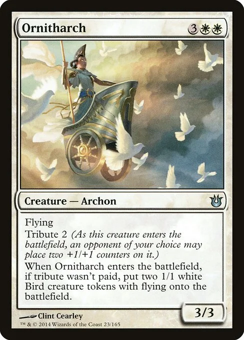 Ornitharch, carta Magic di tipo Creature — Archon illustrata da Clint Cearley
