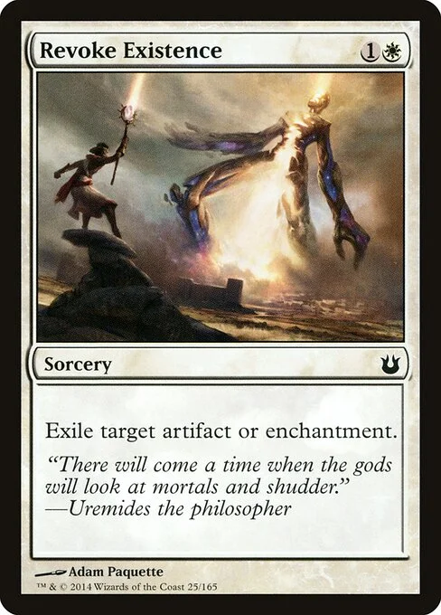 Revoke Existence, carta Magic di tipo Sorcery illustrata da Adam Paquette