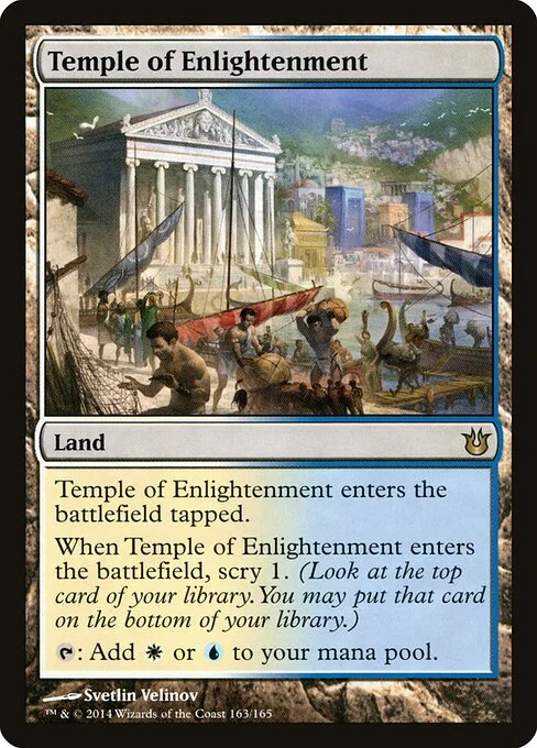 Temple of Enlightenment, carta Magic di tipo Land illustrata da Svetlin Velinov