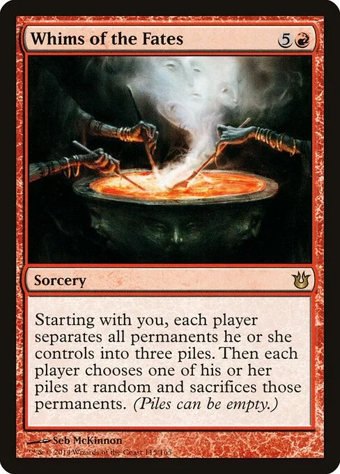 Whims of the Fates, carta Magic di tipo Sorcery illustrata da Seb McKinnon