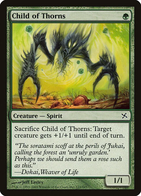 Child of Thorns, carta Magic di tipo Creature — Spirit illustrata da Jeff Easley