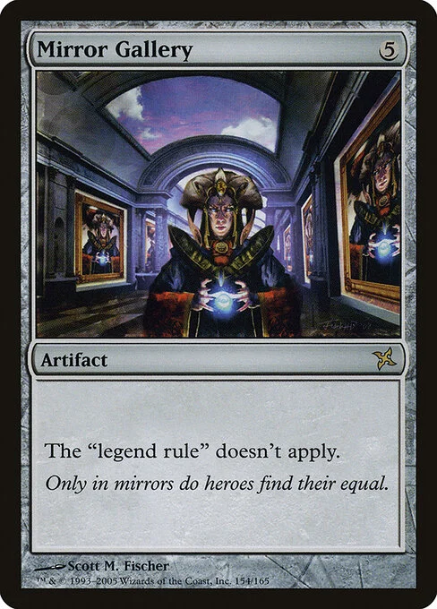 Mirror Gallery, carta Magic di tipo Artifact illustrata da Scott M. Fischer