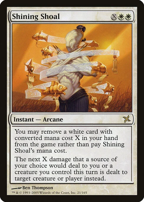 Shining Shoal, carta Magic di tipo Instant — Arcane illustrata da Ben Thompson