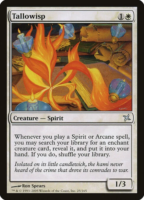 Tallowisp, carta Magic di tipo Creature — Spirit illustrata da Ron Spears